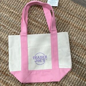 Trader joe’s pastel bag - pink
